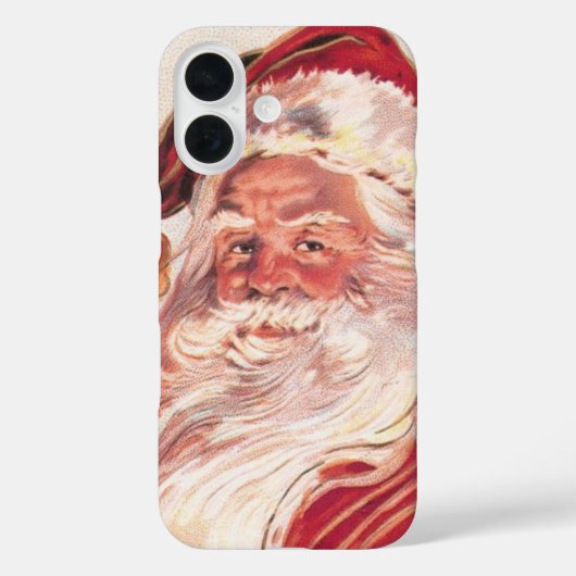 Vintage kerstkerstkerstkerstman Case-Mate iPhone case (Achterkant)