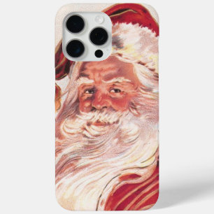 Vintage kerstkerstkerstkerstman iPhone 15 pro max hoesje