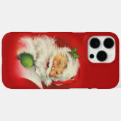 Vintage kerstkerstkerstkerstman Case-Mate iPhone case (Achterkant (horizontaal))