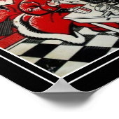 Vintage kerstkeuken 11x14 afdrukken poster (Hoek)