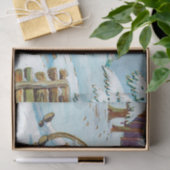 Vintage kerstkleden in slaapstand tissuepapier (Geschenk)