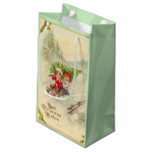 Vintage kerstkleden Kinder Klein Cadeauzakje (Achterkant Gekanteld)