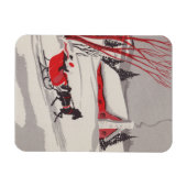 Vintage-kerstkledij Magneet (Horizontaal)