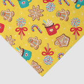 Vintage kerstkoekjes, Snoep en Mokken Tissuepapier (Detail)