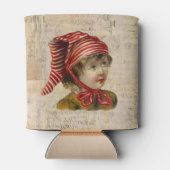 Vintage-kerstKoelbox Blikjeskoeler (Achterkant)