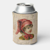 Vintage-kerstKoelbox Blikjeskoeler (Blikje Achterkant)