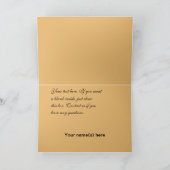 Vintage Kerstman in auto Feestdagen Kaart (Binnen)