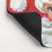 Vintage Kerstman, Jolly en Winking Muismat (Hoek)