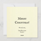 Vintage Kerstman met kinderen Feestdagenkaart (Achterkant)