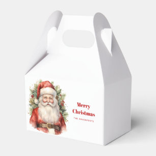 Vintage Kerstman Smiling Bedankdoosjes
