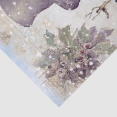 Vintage Kerstman Tissuepapier (Detail)