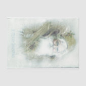 Vintage kerstman, voorgevroren tissuepapier (Voorkant)