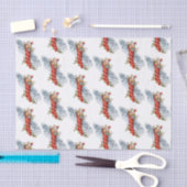 Vintage-kerstmankjesweefsel Tissuepapier (Craft)