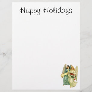 Vintage Kerstmis, Angelic Victoriaans Angels