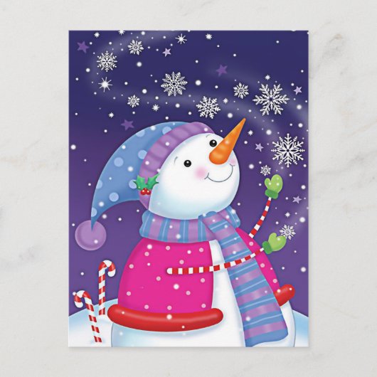 Vintage Kerstmis Briefkaart (Voorkant)