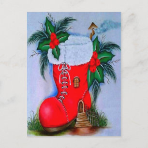 Vintage Kerstmis Briefkaart