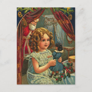 Vintage Kerstmis Briefkaart