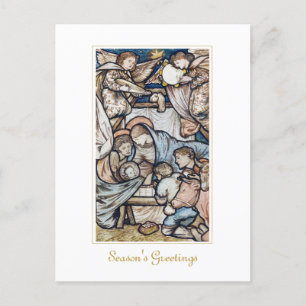 Vintage kerstmis briefkaart