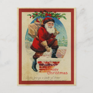 Vintage Kerstmis Briefkaart