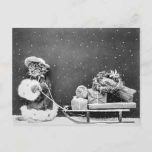 Vintage Kerstmis Briefkaart