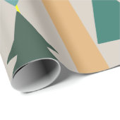 Vintage Kerstmis Cadeaupapier (Rol Hoek)