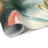 Vintage Kerstmis Cadeaupapier (Rol Hoek)