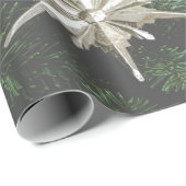 Vintage Kerstmis Cadeaupapier (Rol Hoek)