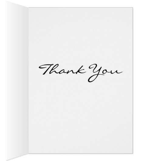 Vintage Kerstmis Dank u (Binnen (Rechts))