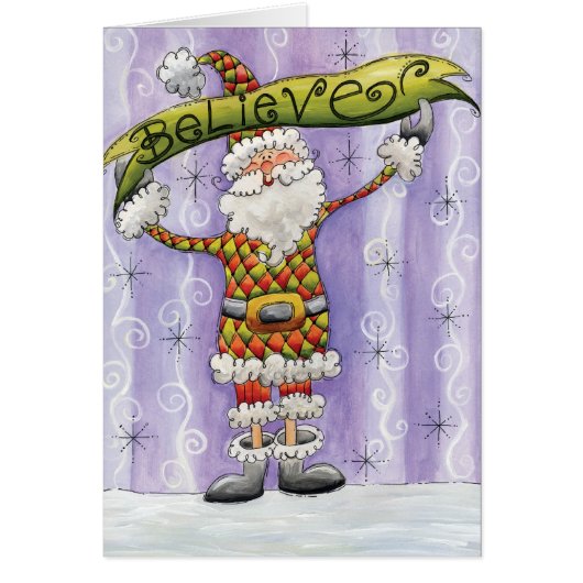 Vintage Kerstmis Dank u (Voorkant)