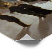 Vintage kerstmis Eve Archiprint Poster (Hoek)