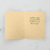 Vintage Kerstmis Feestdagen Kaart (Binnen)