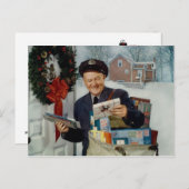 Vintage: Kerstmis - Feestdagenkaart (Voorkant / Achterkant)