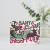 Vintage: Kerstmis - Feestdagenkaart (Staand voorkant)