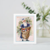 Vintage Kerstmis Feestdagenkaart (Staand voorkant)