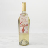 Vintage Kerstmis Flessenhanger (Op fles)