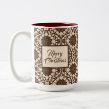 Vintage Kerstmis, hulst bladeren & bessen