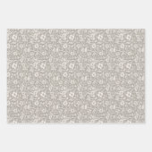 Vintage Kerstmis Inpakpapier Vel (Voorkant 2)