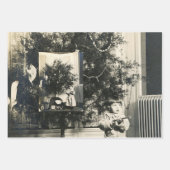 Vintage Kerstmis Inpakpapier Vel (Voorkant 3)