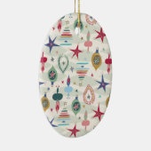 Vintage Kerstmis Keramisch Ornament (Rechts)