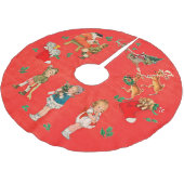Vintage Kerstmis Kerstboom Rok (Gekanteld)