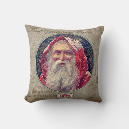 Vintage kerstmis kussen
