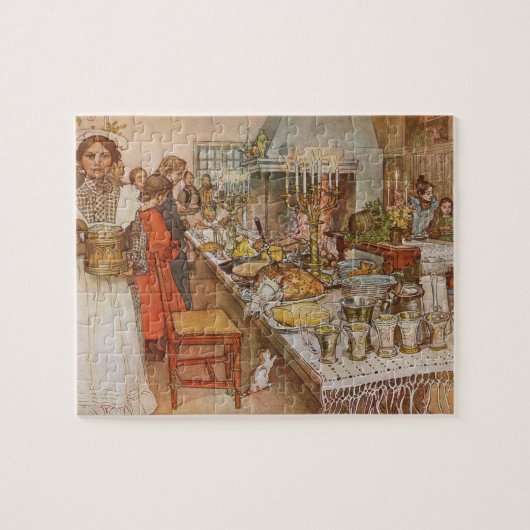 Vintage : Kerstmis- Legpuzzel (Horizontaal)