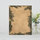 Vintage Kerstmis - Letterhead Stationery (Staand voorkant)