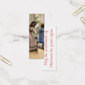 Vintage Kerstmis LIEFDE notitie Mini Visitekaartjes (Kantoor)