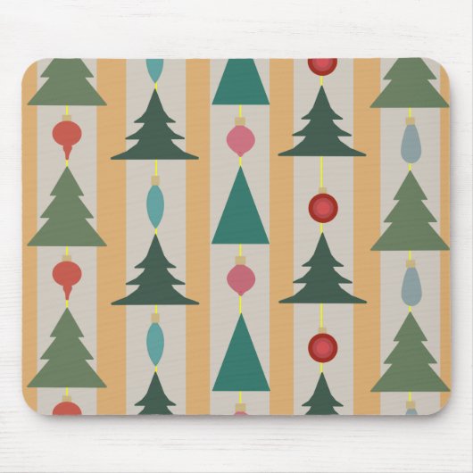 Vintage Kerstmis Muismat (Voorkant)