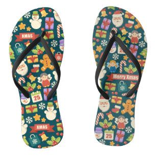 Vintage Kerstmis Nutcrackers Merry Kerstcute Teenslippers