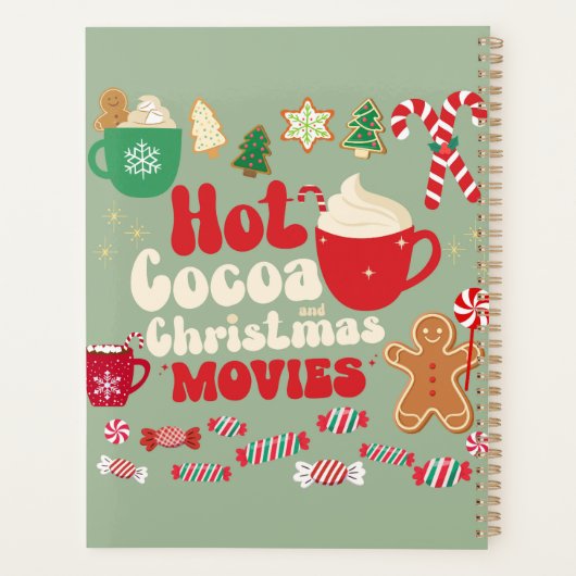 Vintage Kerstmis Planner (Achterkant)