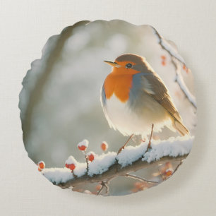 Vintage Kerstmis Rond Kussen