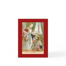 Vintage Kerstmis Saint Nicholas