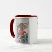 Vintage Kerstmis Saint Nicholas Mok (Voorkant links)